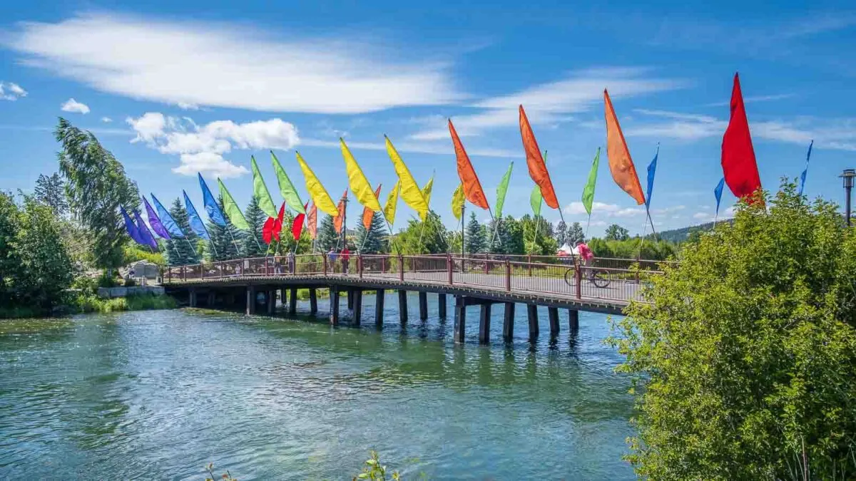 Bridge in Bend, Oregon.